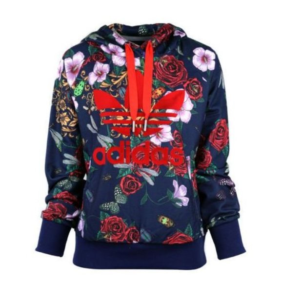 ✨レア adidas Originals by Rita Ora HOODIE Adidas Originals x Rita Ora Smoke Hoodie Black Jacket Rare